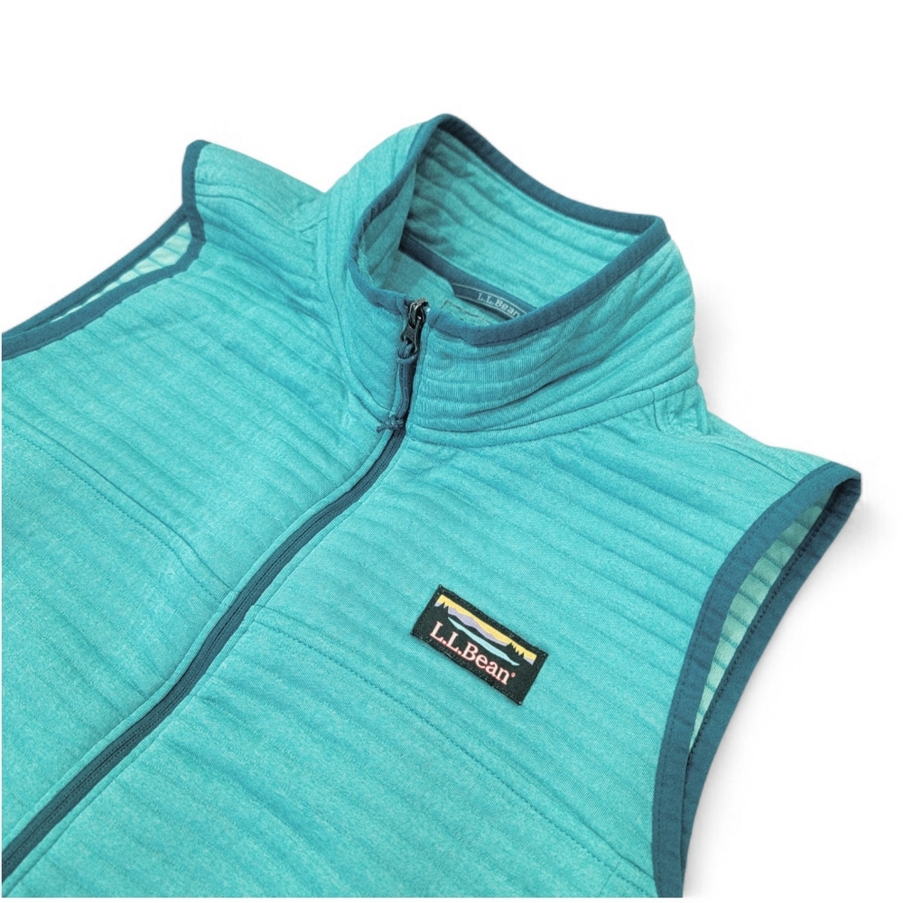 L.L. Bean Airlight Full-Zip Vest Teal Green Sleeveless Lightweight Women's M - Picture 5 of 17